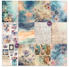 TEXT(ures) Paper pad 6x8" - Dragonfly Dreams